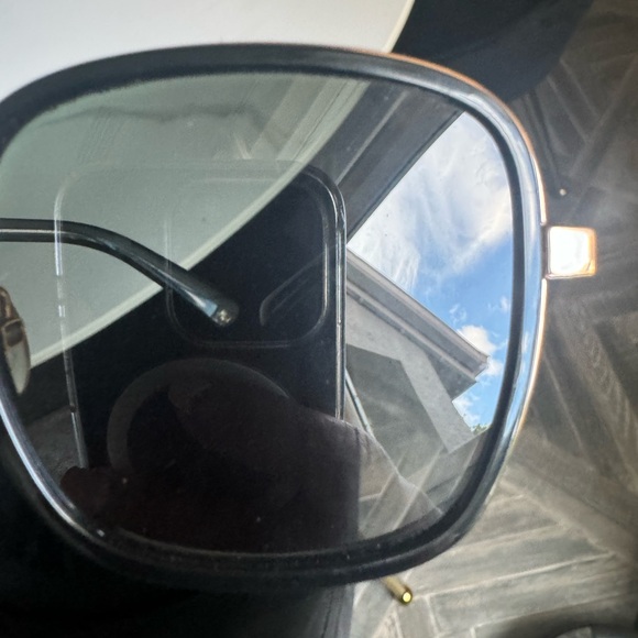 JIMMY CHOO "ELVA" unisex 54 mm rectangular frame sunglasses AUTHENTIC - Picture 10 of 15